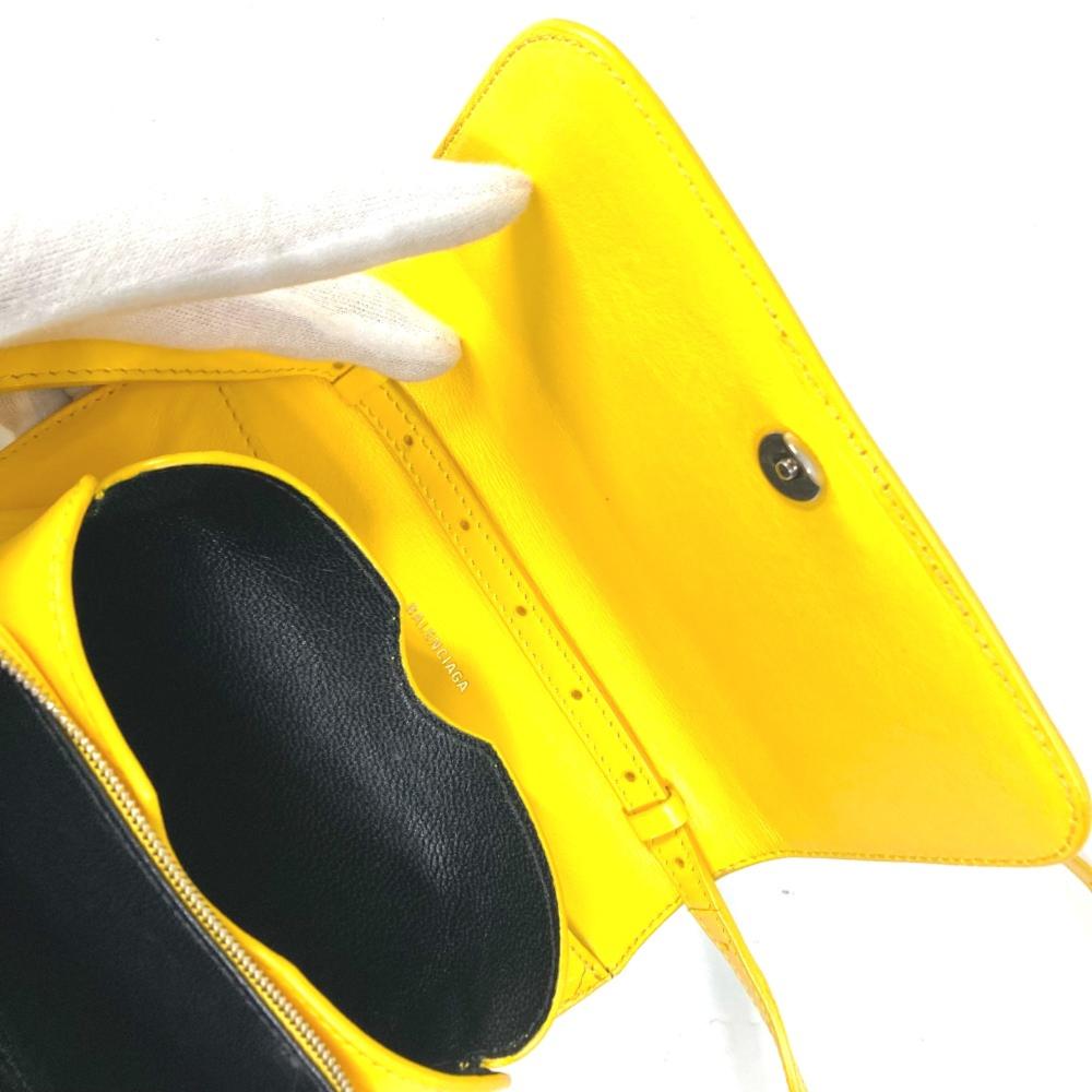 Yellow Leather Balenciaga Shoulder Bag