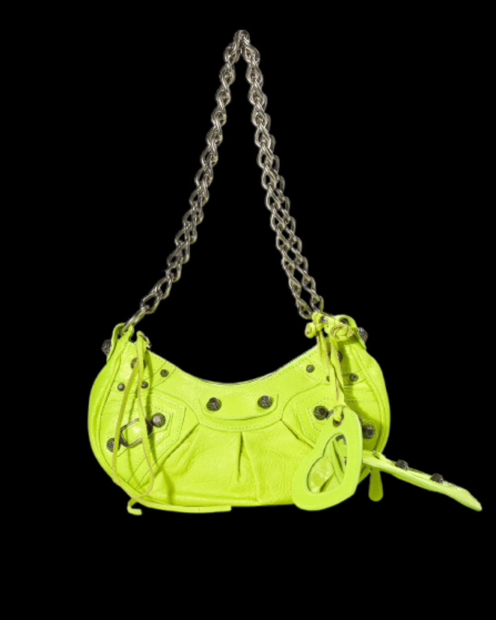 Yellow Leather Balenciaga Shoulder Bag