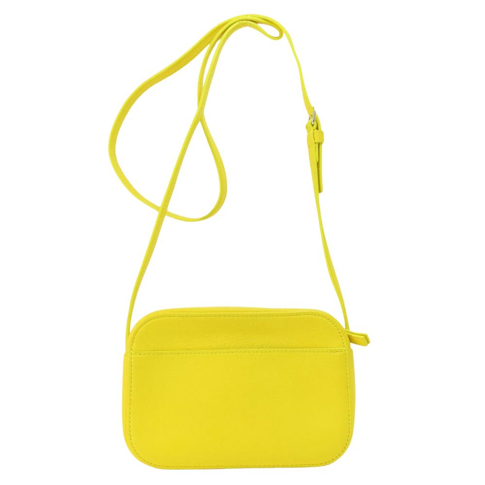 Yellow Leather Balenciaga Crossbody Bag