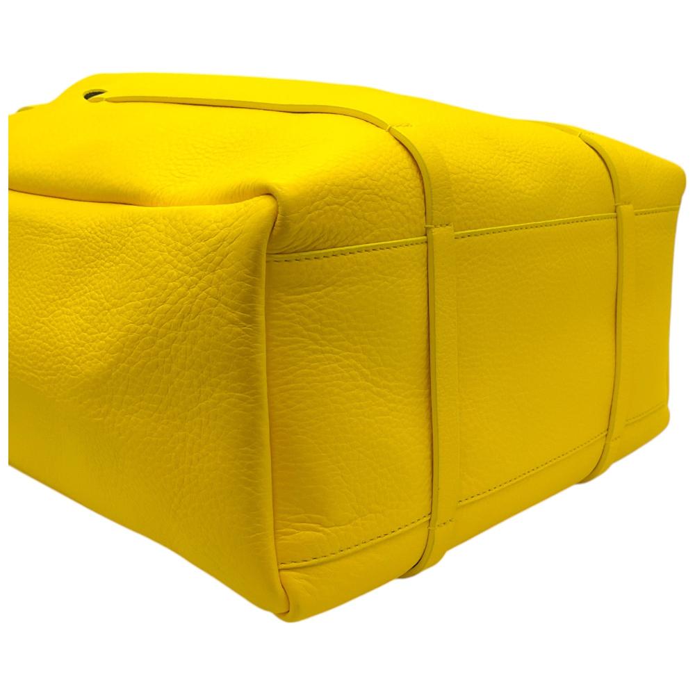 Yellow Leather Balenciaga Tote