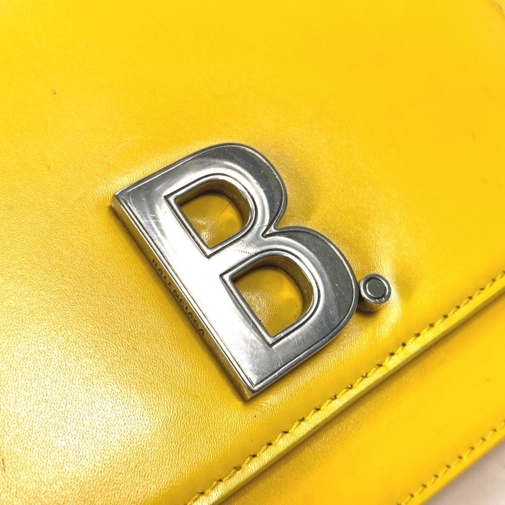 Yellow Leather Balenciaga Shoulder Bag