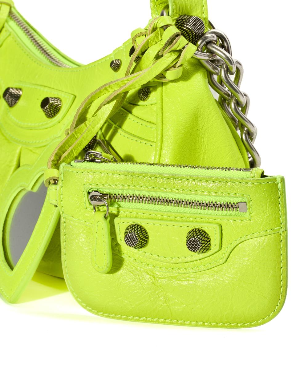 Yellow Leather Balenciaga Shoulder Bag