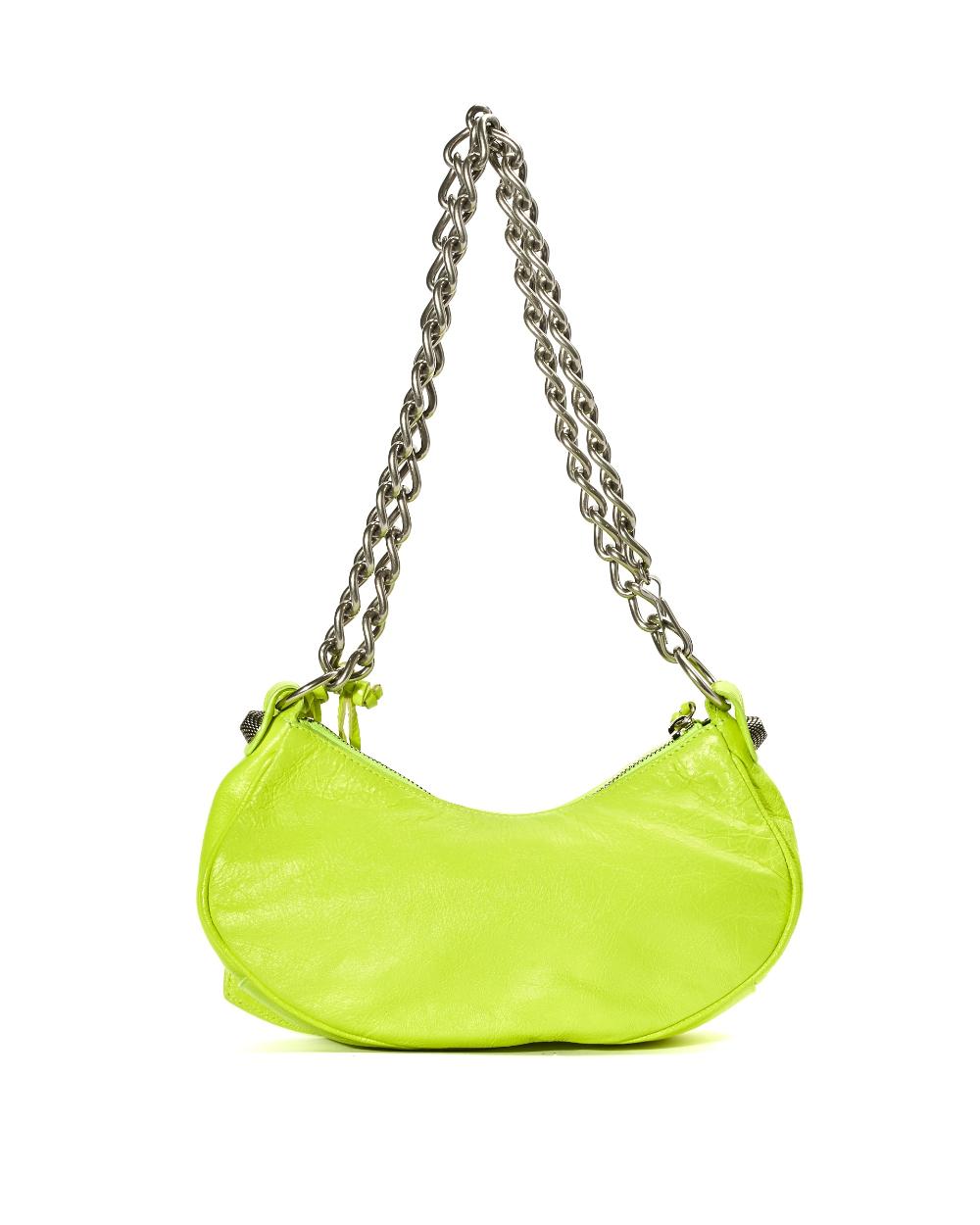 Yellow Leather Balenciaga Shoulder Bag