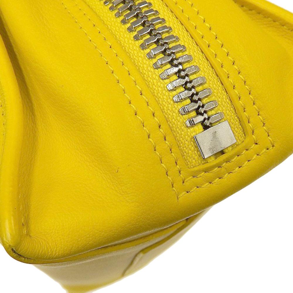 Yellow Leather Balenciaga Handbag