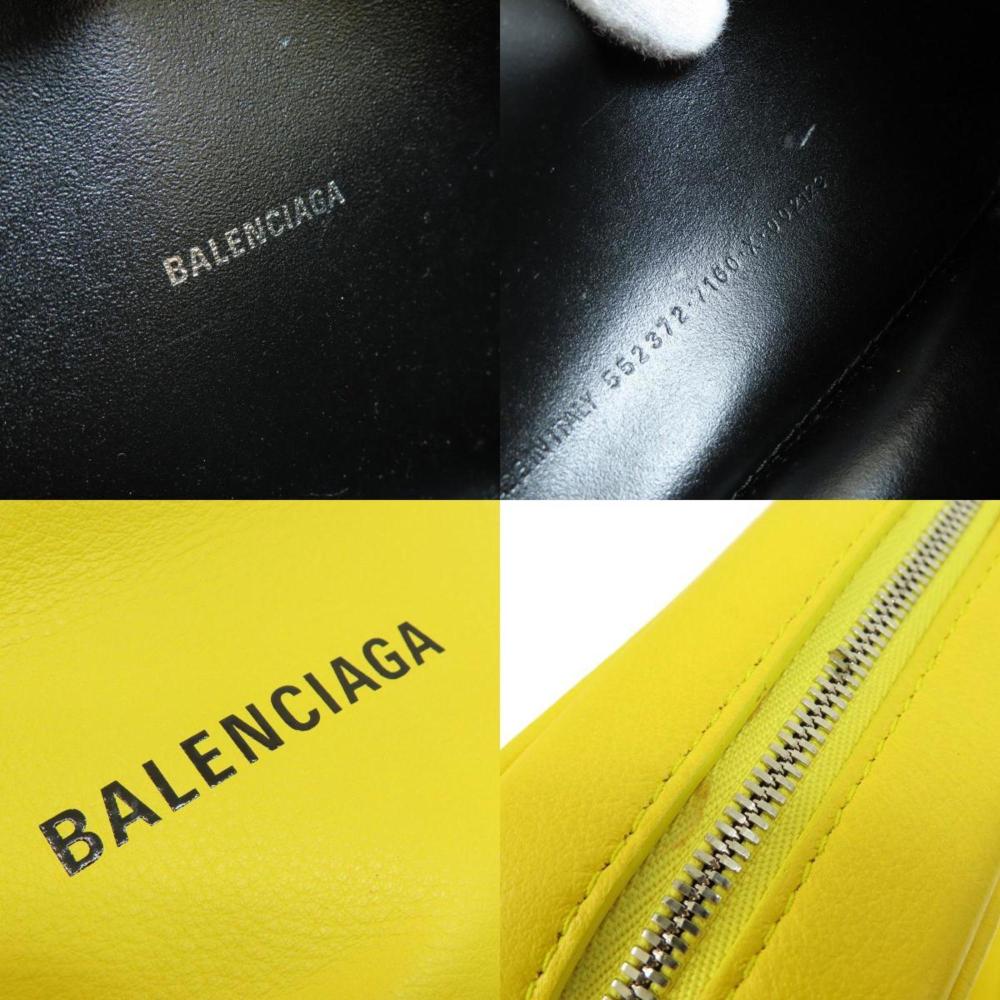 Yellow Leather Balenciaga Crossbody Bag