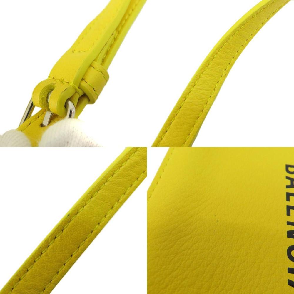 Yellow Leather Balenciaga Crossbody Bag