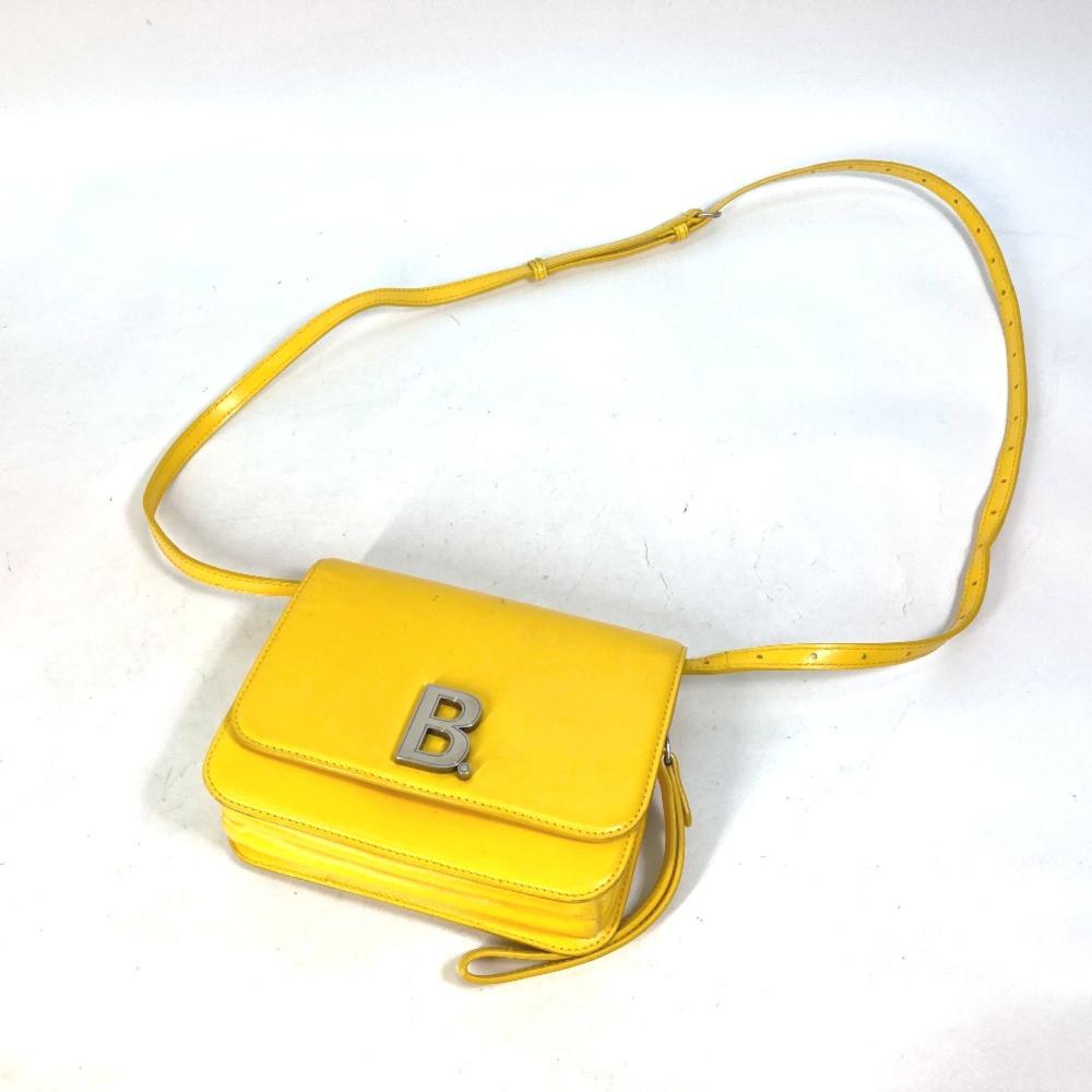 Yellow Leather Balenciaga Shoulder Bag