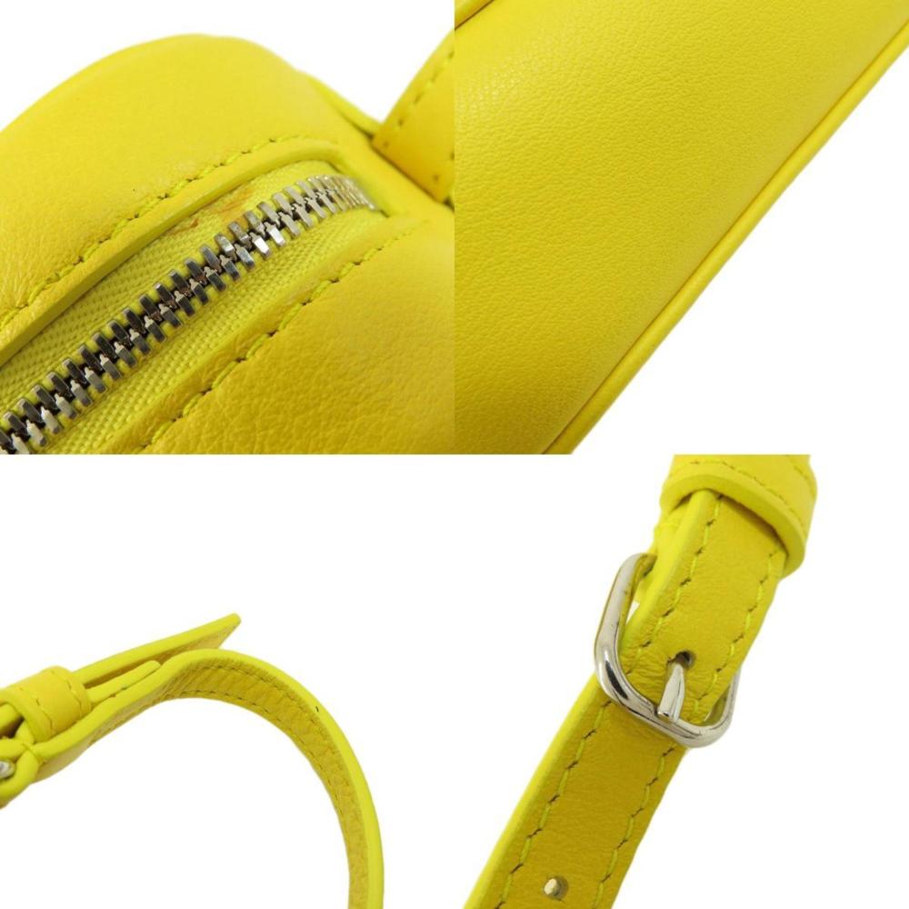 Yellow Leather Balenciaga Crossbody Bag