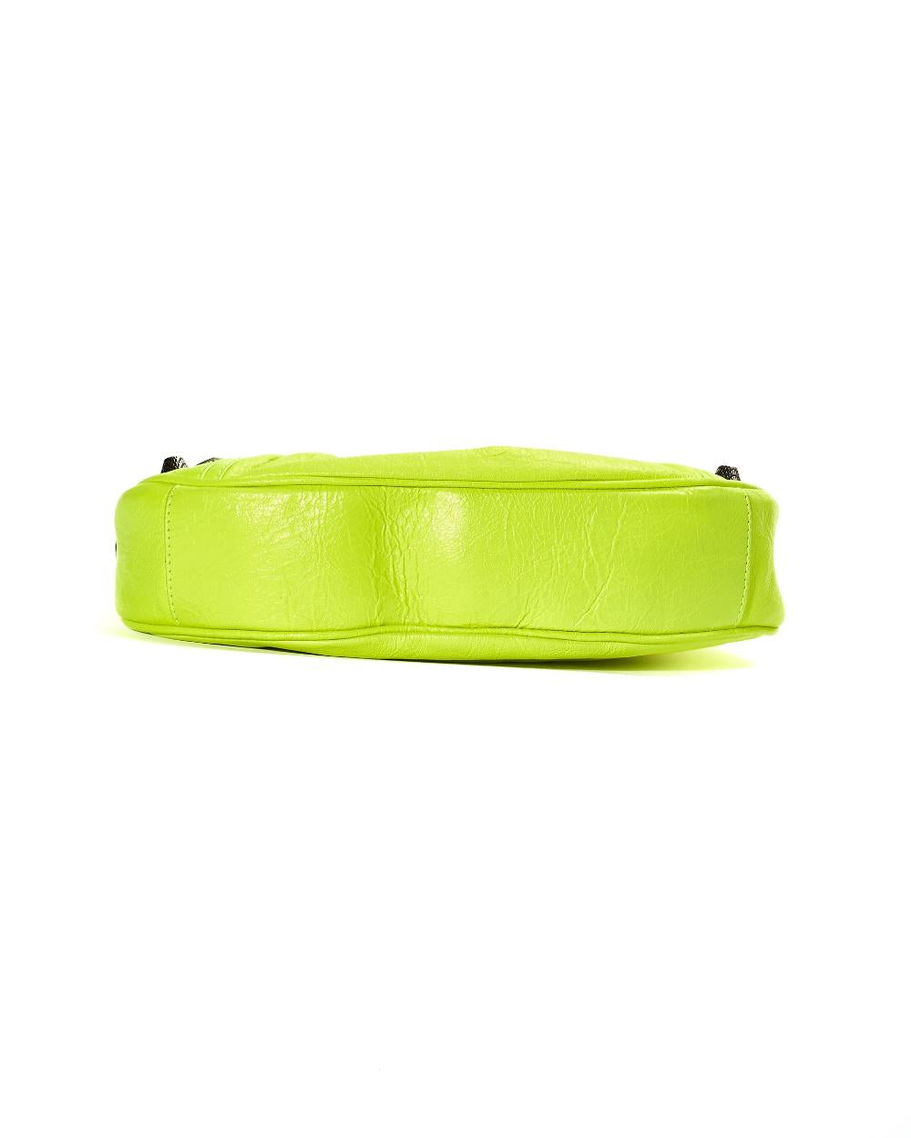 Yellow Leather Balenciaga Shoulder Bag