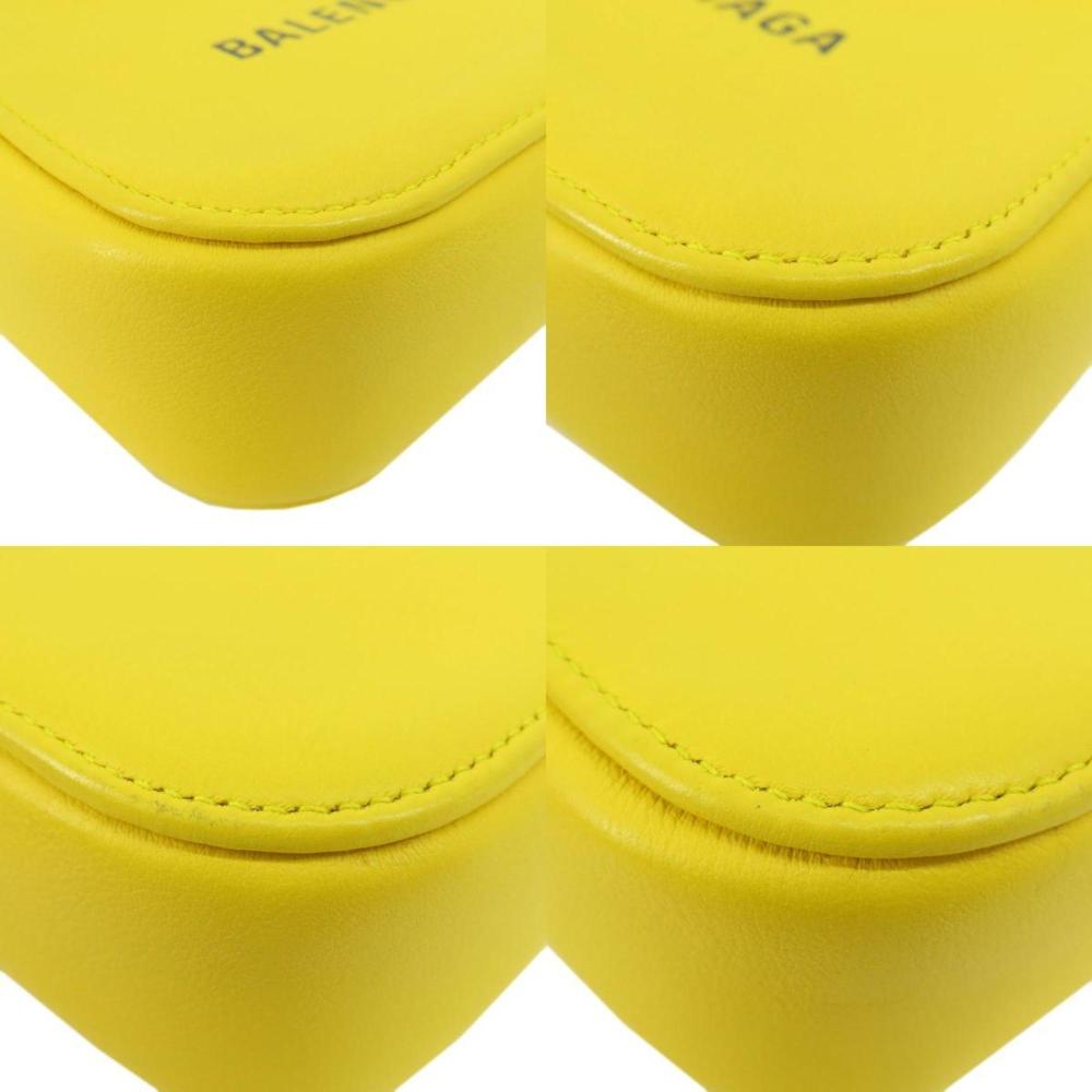 Yellow Leather Balenciaga Crossbody Bag