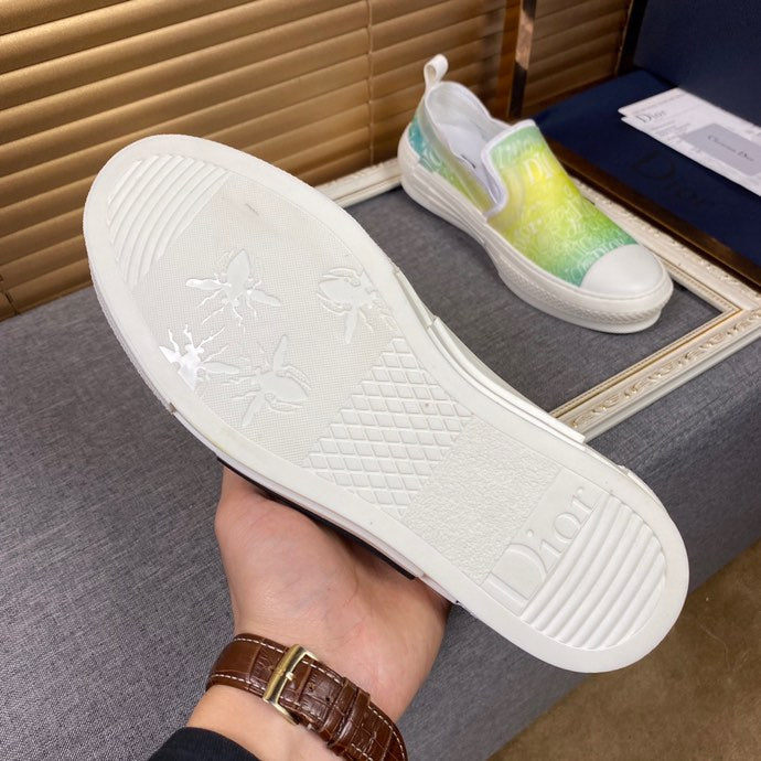 Christian Dior B23 Slip Yellow And White LOW-TOP SNEAKER