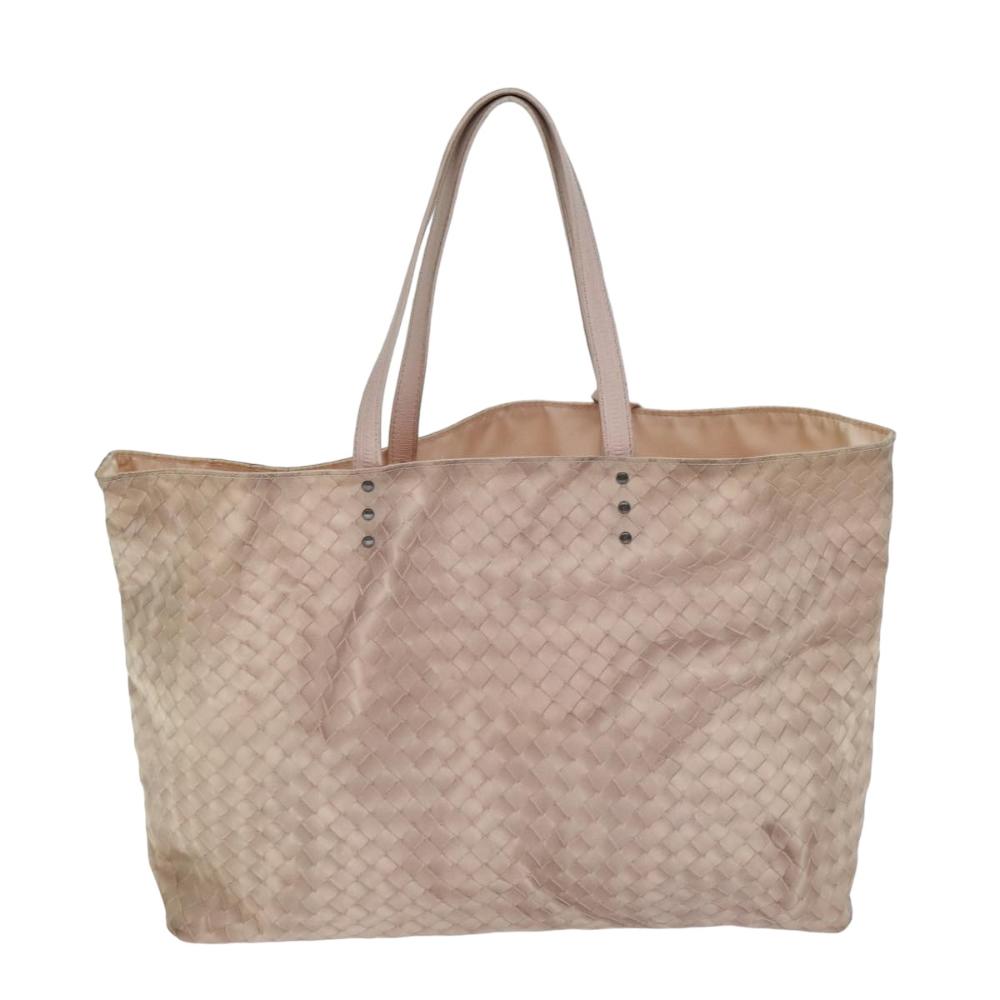 Beige Canvas Bottega Veneta Tote