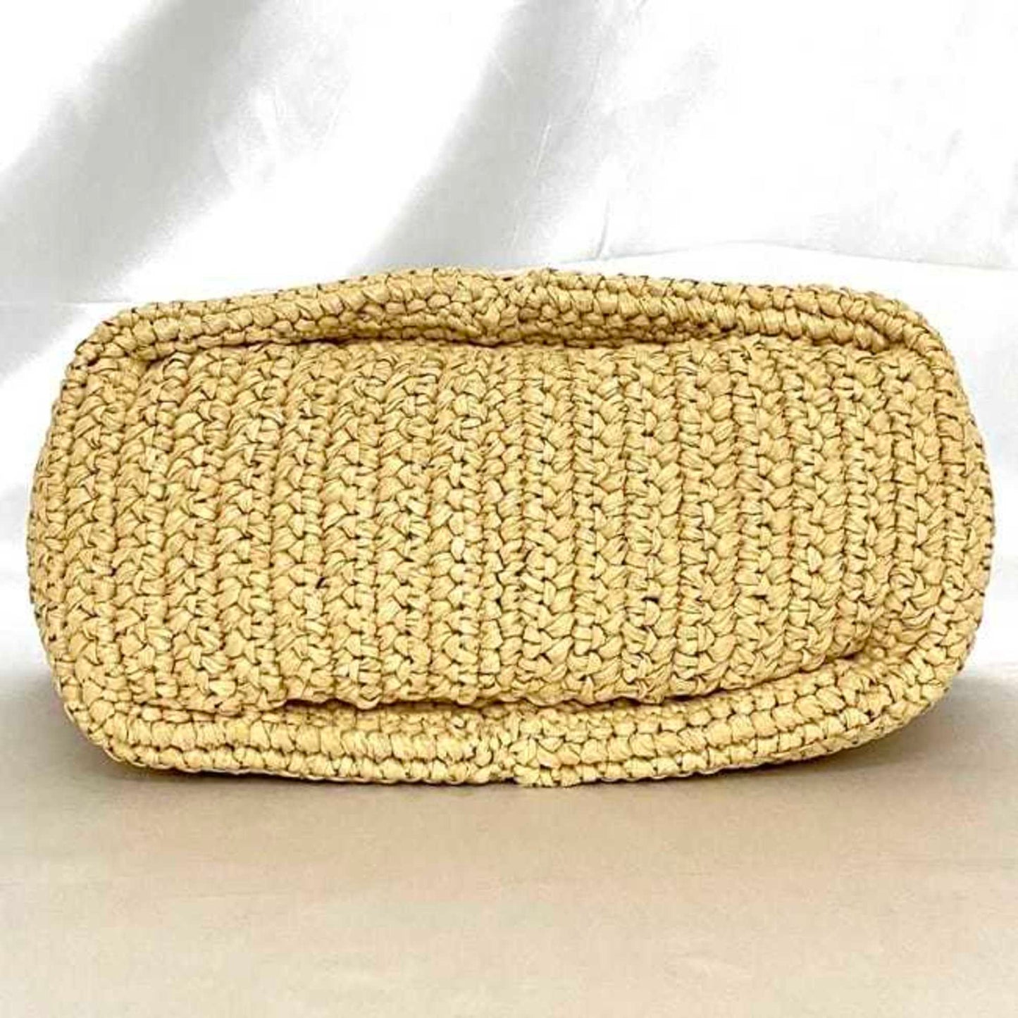 Beige Fabric Bottega Veneta Clutch