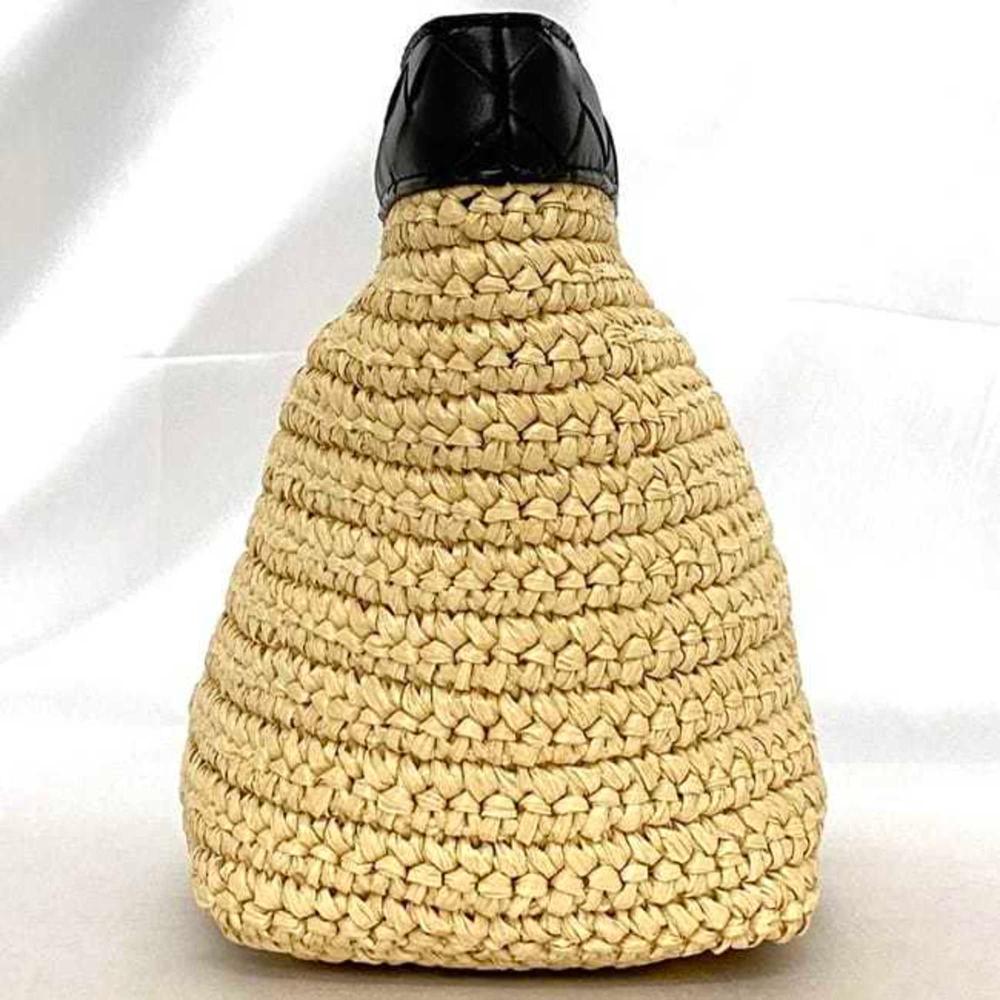 Beige Fabric Bottega Veneta Clutch