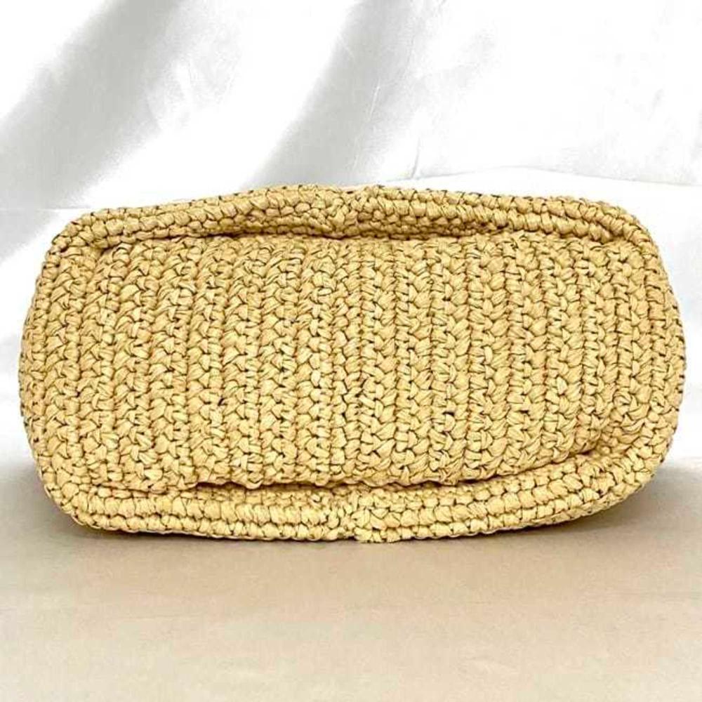 Beige Fabric Bottega Veneta Clutch