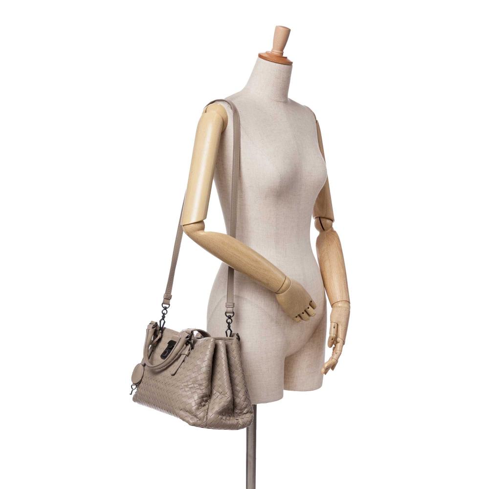 Beige Leather Bottega Veneta Tote