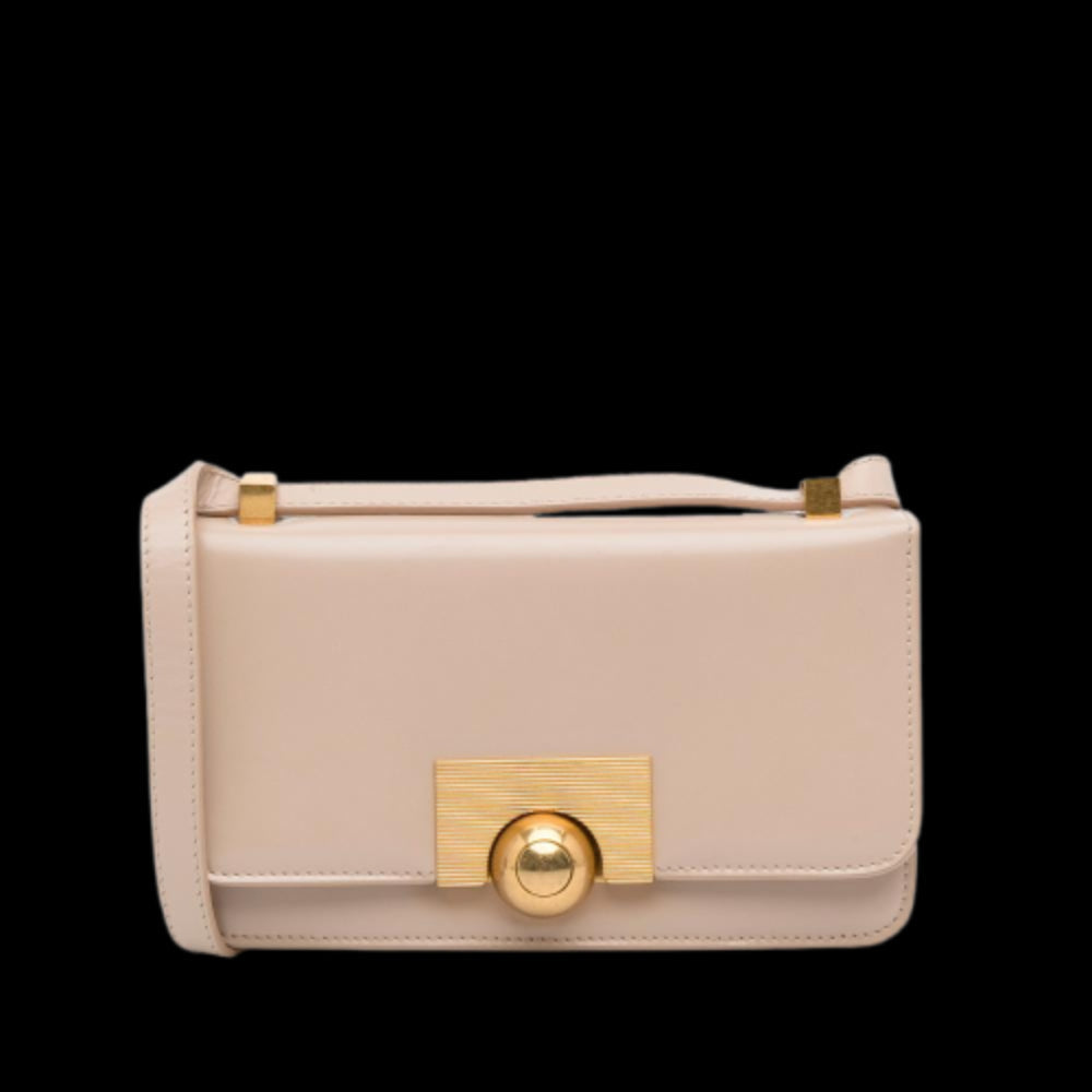 Beige Leather Bottega Veneta Crossbody Bag