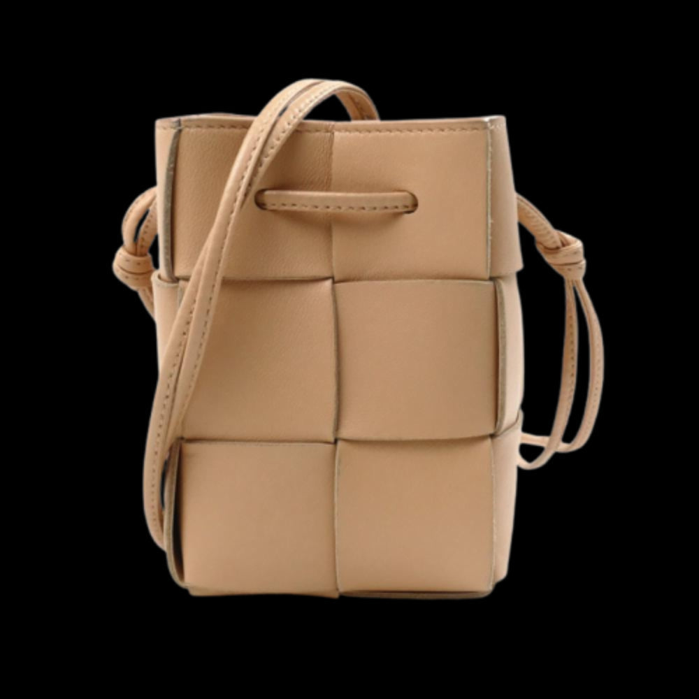 Beige Leather Bottega Veneta Crossbody Bag