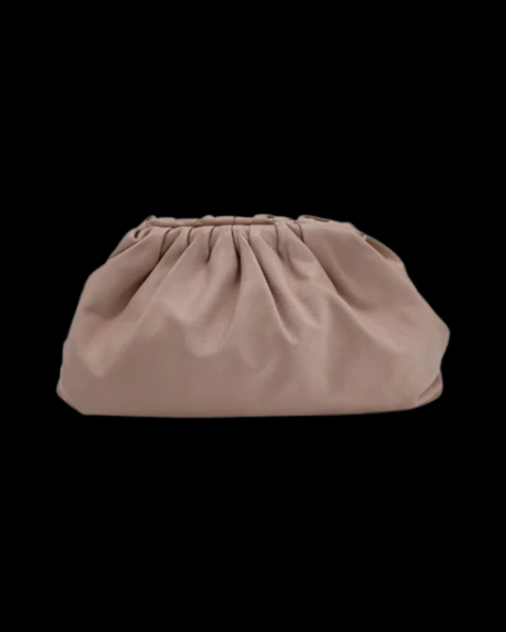 Beige Leather Bottega Veneta Pouches