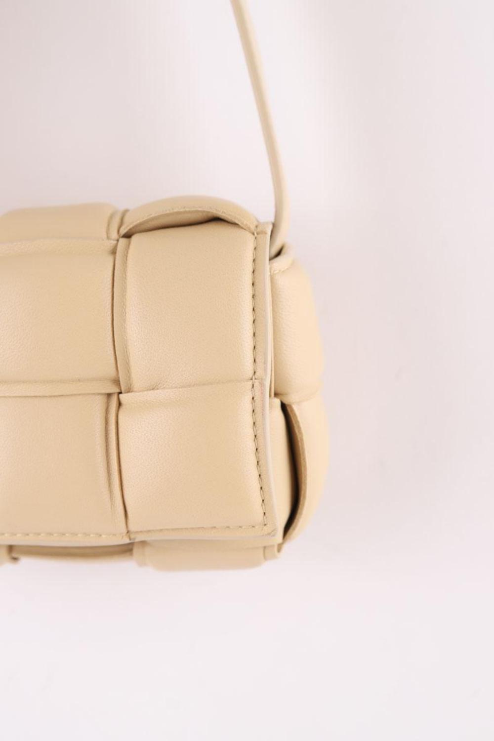 Beige Leather Bottega Veneta Shoulder Bag