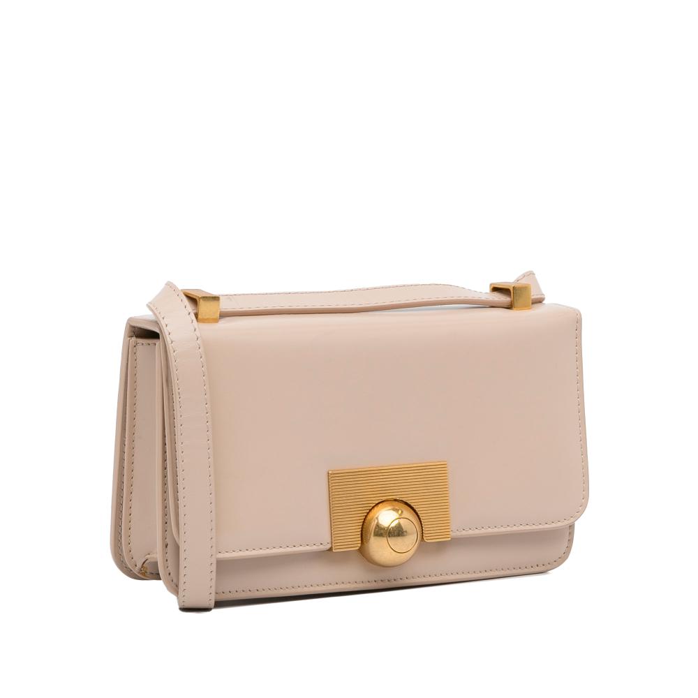 Beige Leather Bottega Veneta Crossbody Bag