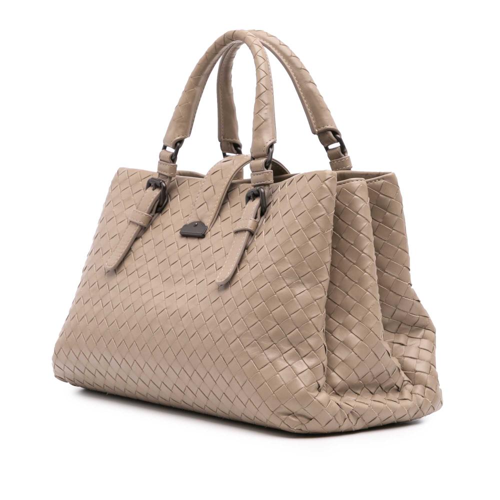 Beige Leather Bottega Veneta Tote