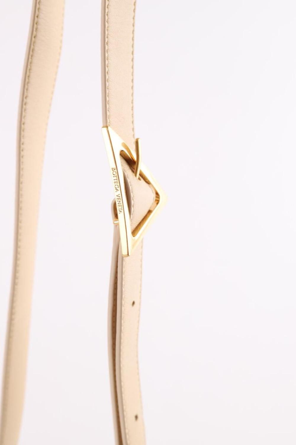 Beige Leather Bottega Veneta Shoulder Bag
