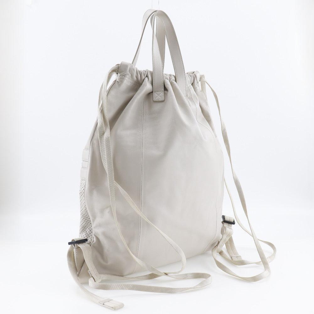 Beige Leather Bottega Veneta Backpack