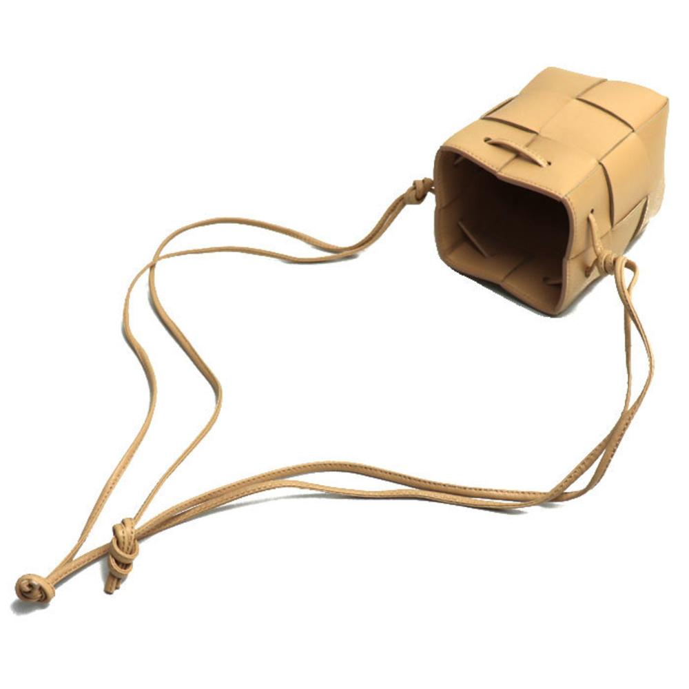 Beige Leather Bottega Veneta Crossbody Bag