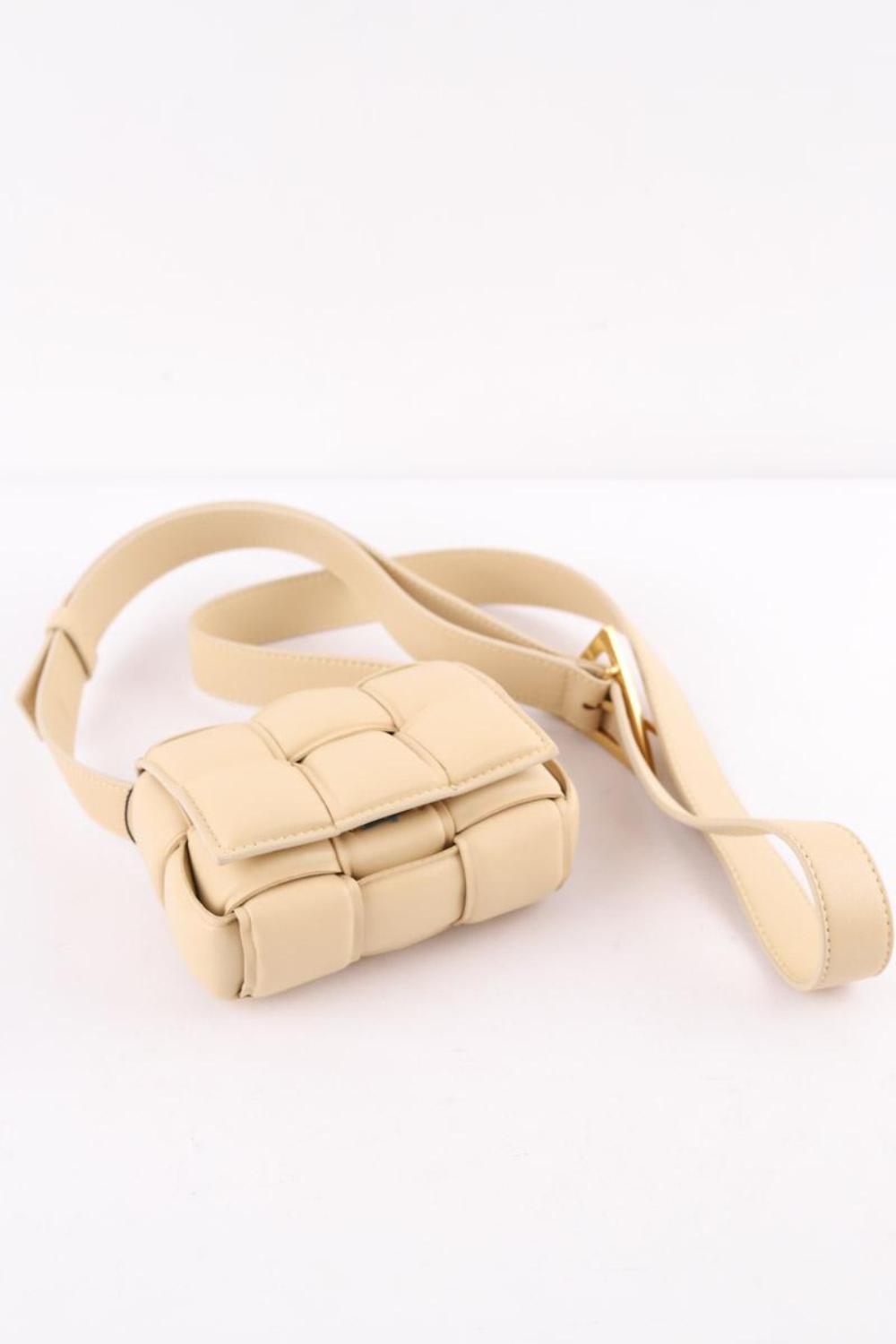 Beige Leather Bottega Veneta Shoulder Bag