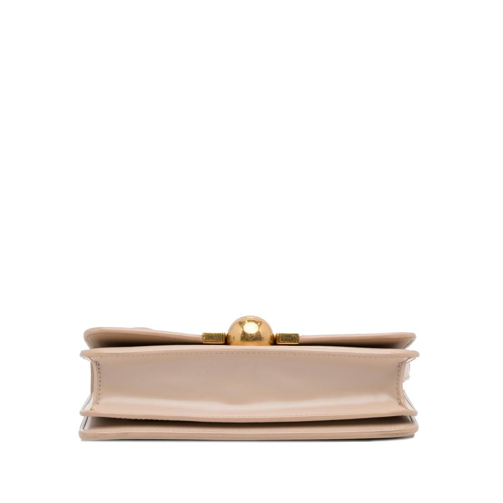 Beige Leather Bottega Veneta Crossbody Bag