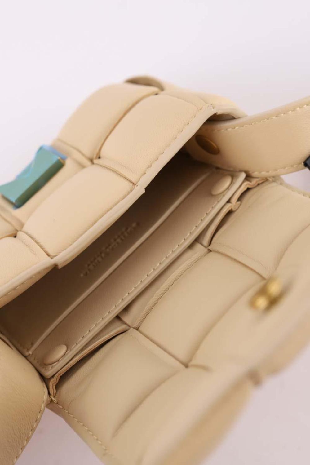 Beige Leather Bottega Veneta Shoulder Bag