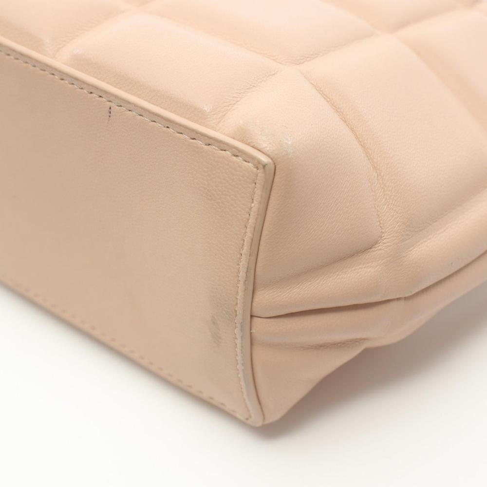 Beige Leather Bottega Veneta Shoulder Bag