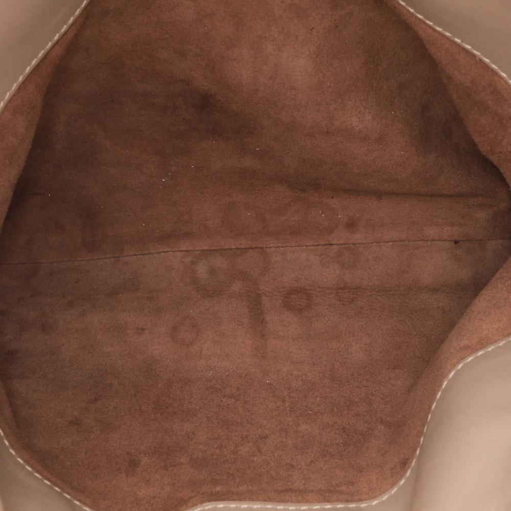 Beige Leather Bottega Veneta Tote