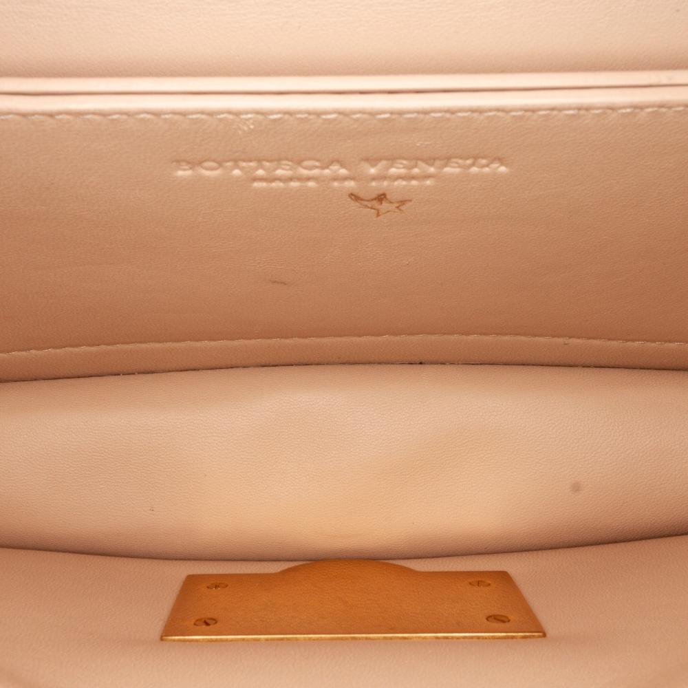 Beige Leather Bottega Veneta Crossbody Bag
