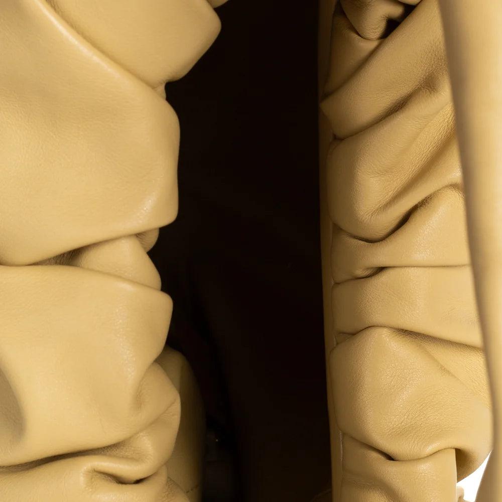 Beige Leather Bottega Veneta Handbag