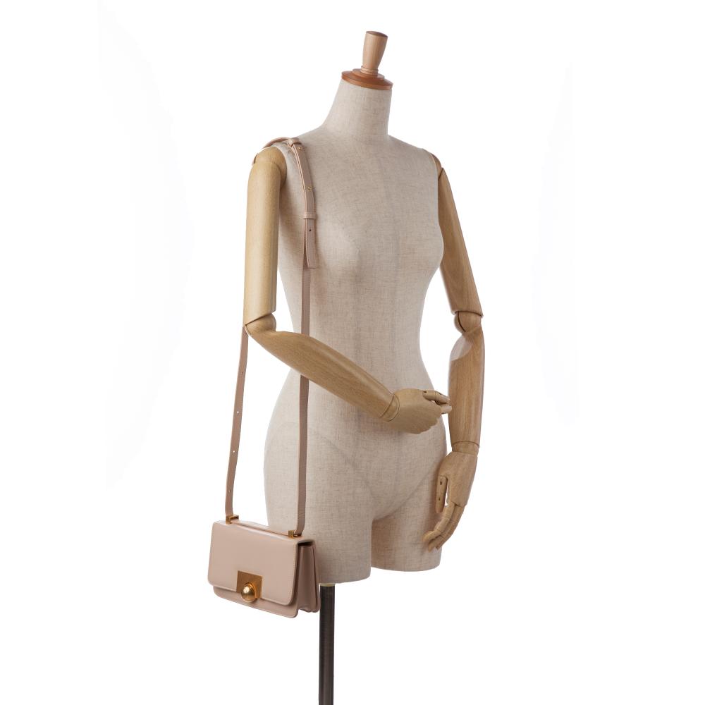 Beige Leather Bottega Veneta Crossbody Bag