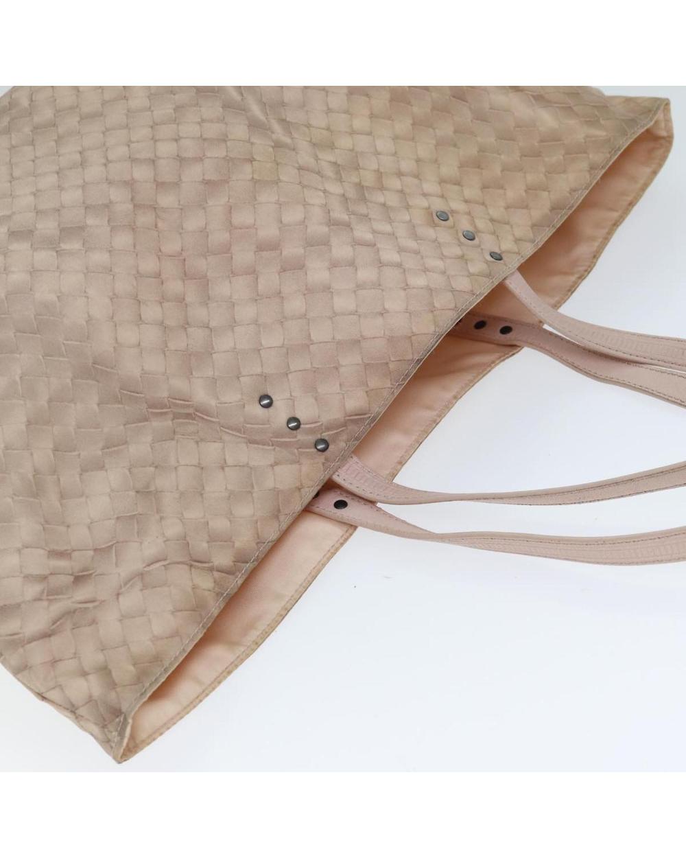 Beige Nylon Bottega Veneta Tote