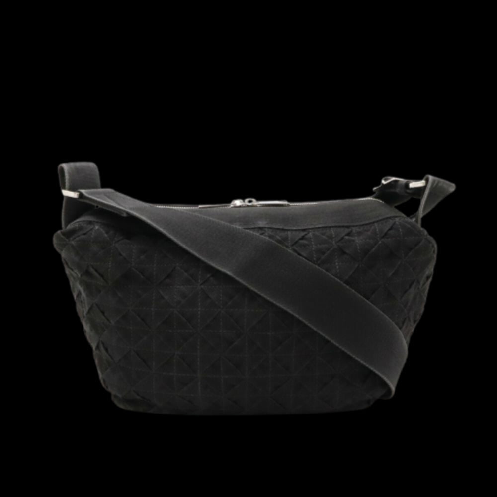 Black Canvas Bottega Veneta Crossbody Bag