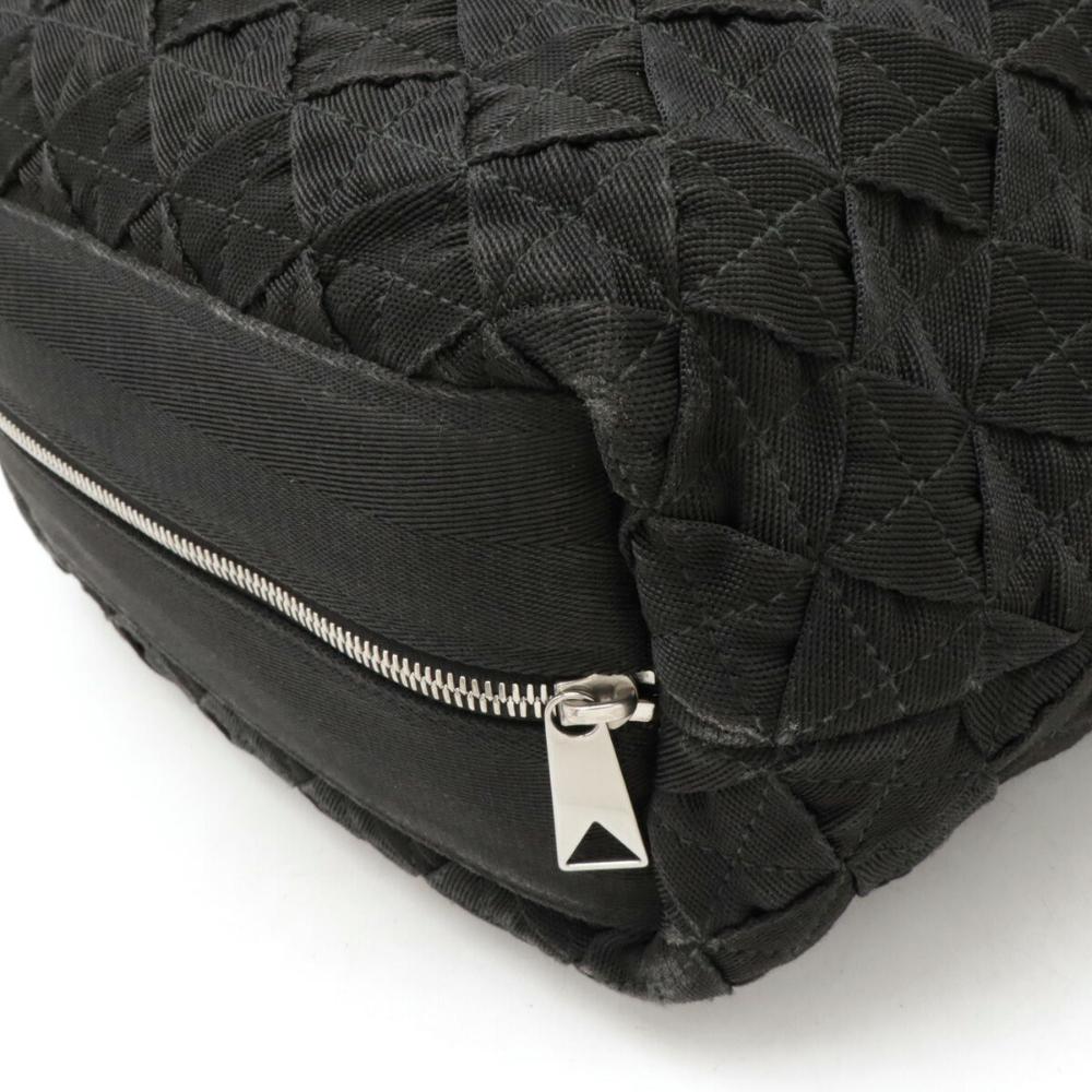 Black Canvas Bottega Veneta Crossbody Bag