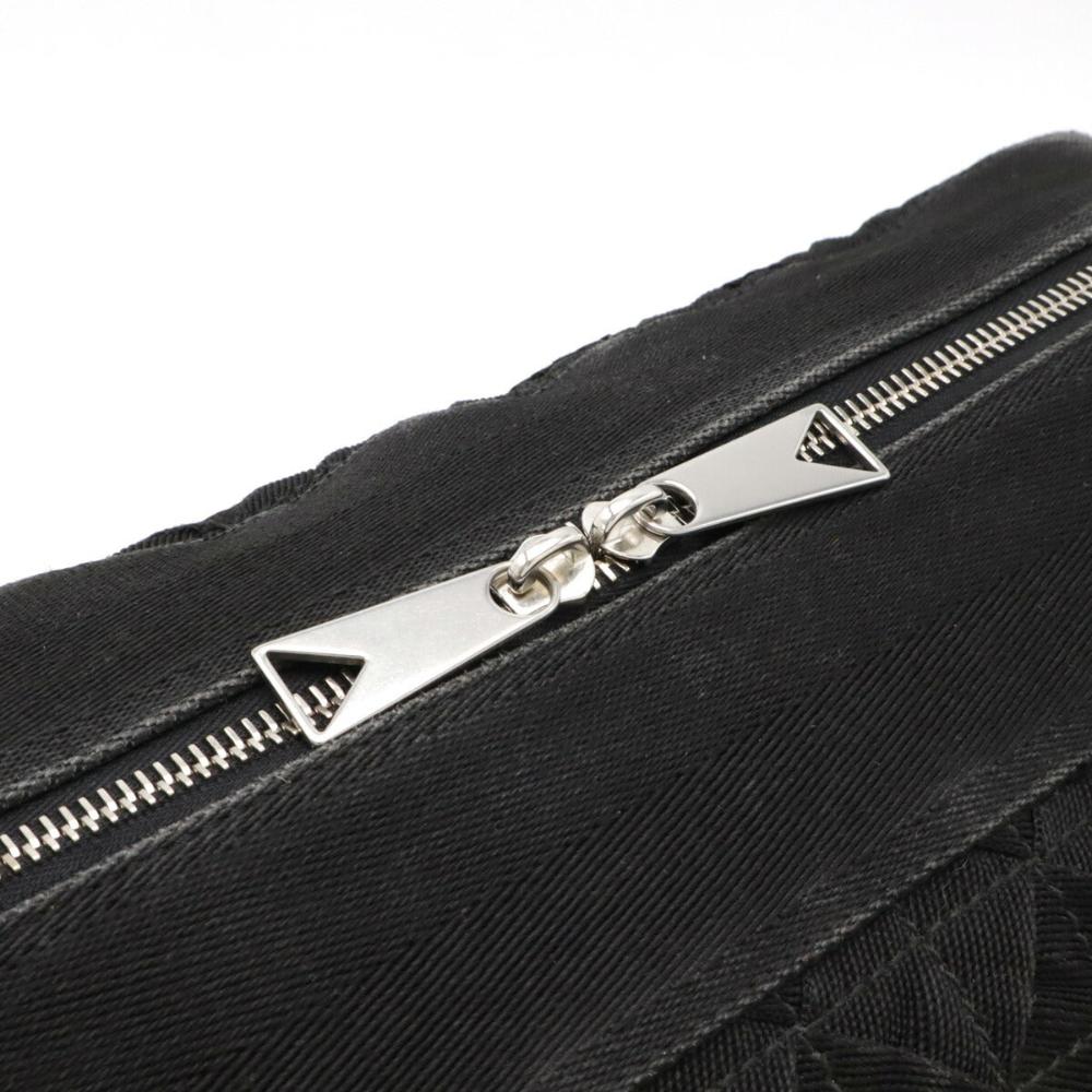 Black Canvas Bottega Veneta Crossbody Bag