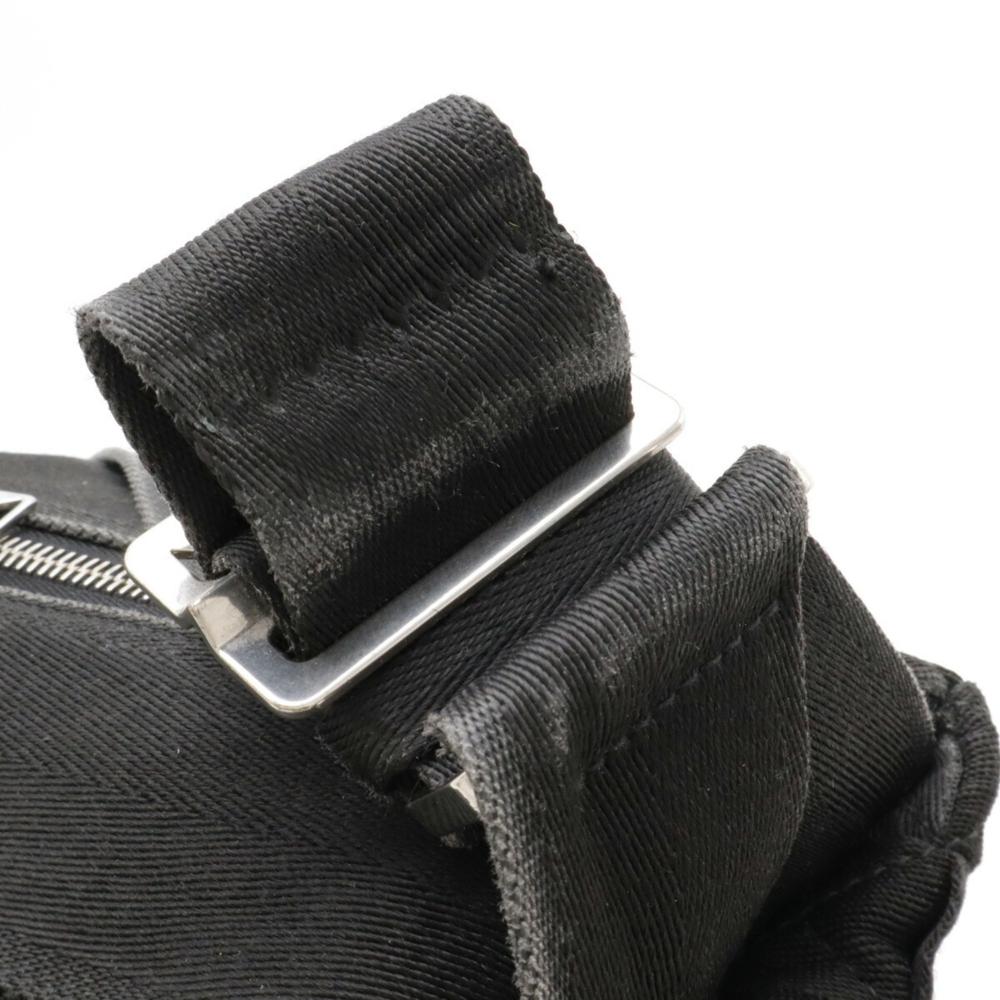 Black Canvas Bottega Veneta Shoulder Bag