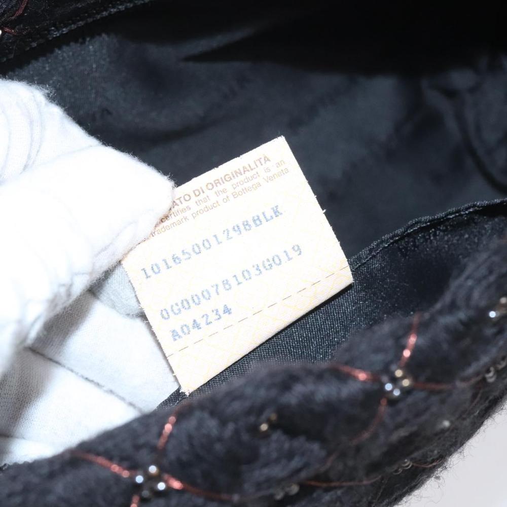 Black Cotton Bottega Veneta Shoulder Bag