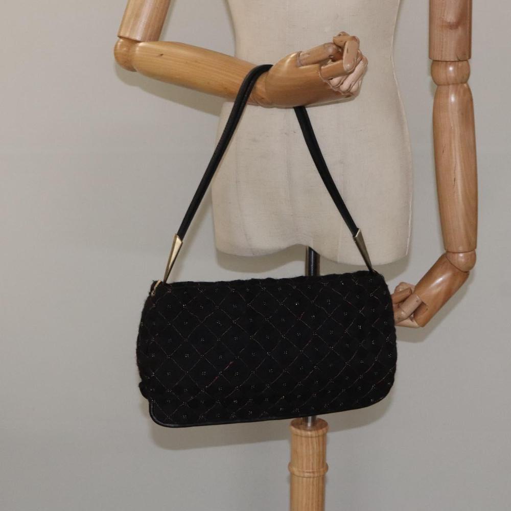 Black Cotton Bottega Veneta Shoulder Bag