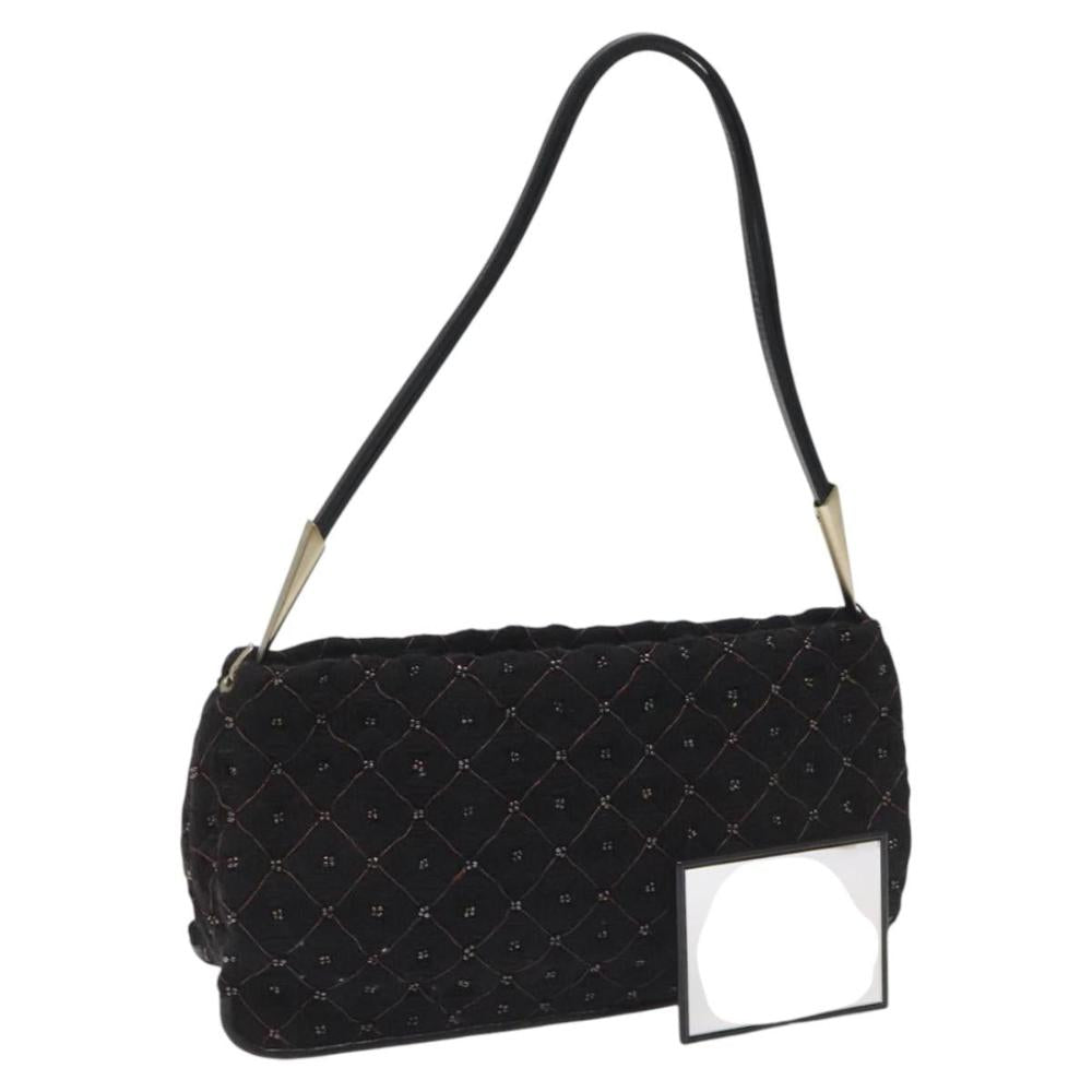 Black Cotton Bottega Veneta Shoulder Bag