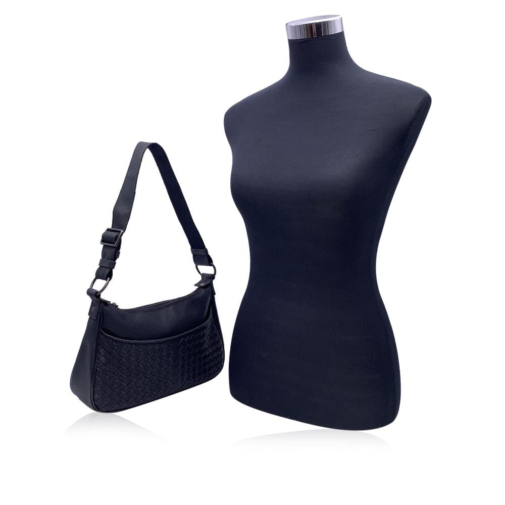 Black Cotton Bottega Veneta Shoulder Bag