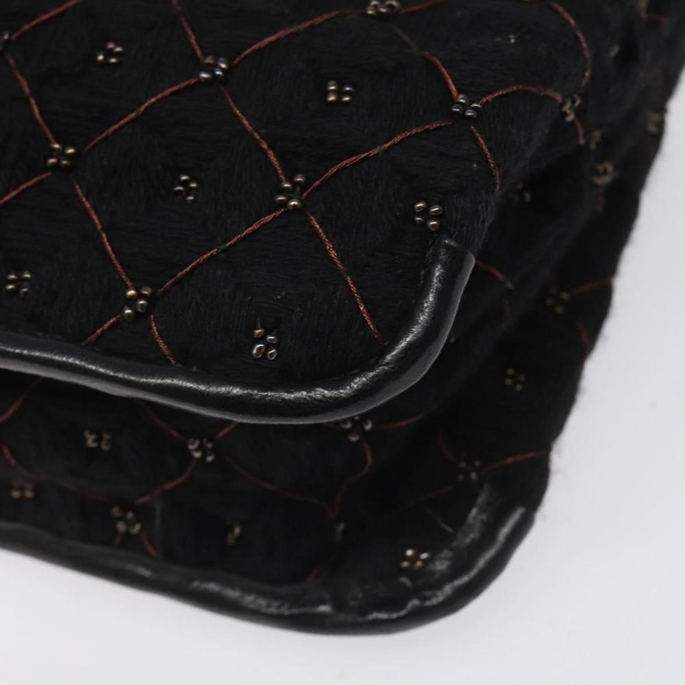 Black Cotton Bottega Veneta Shoulder Bag