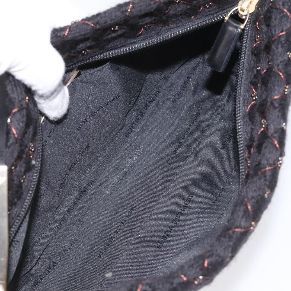 Black Cotton Bottega Veneta Shoulder Bag