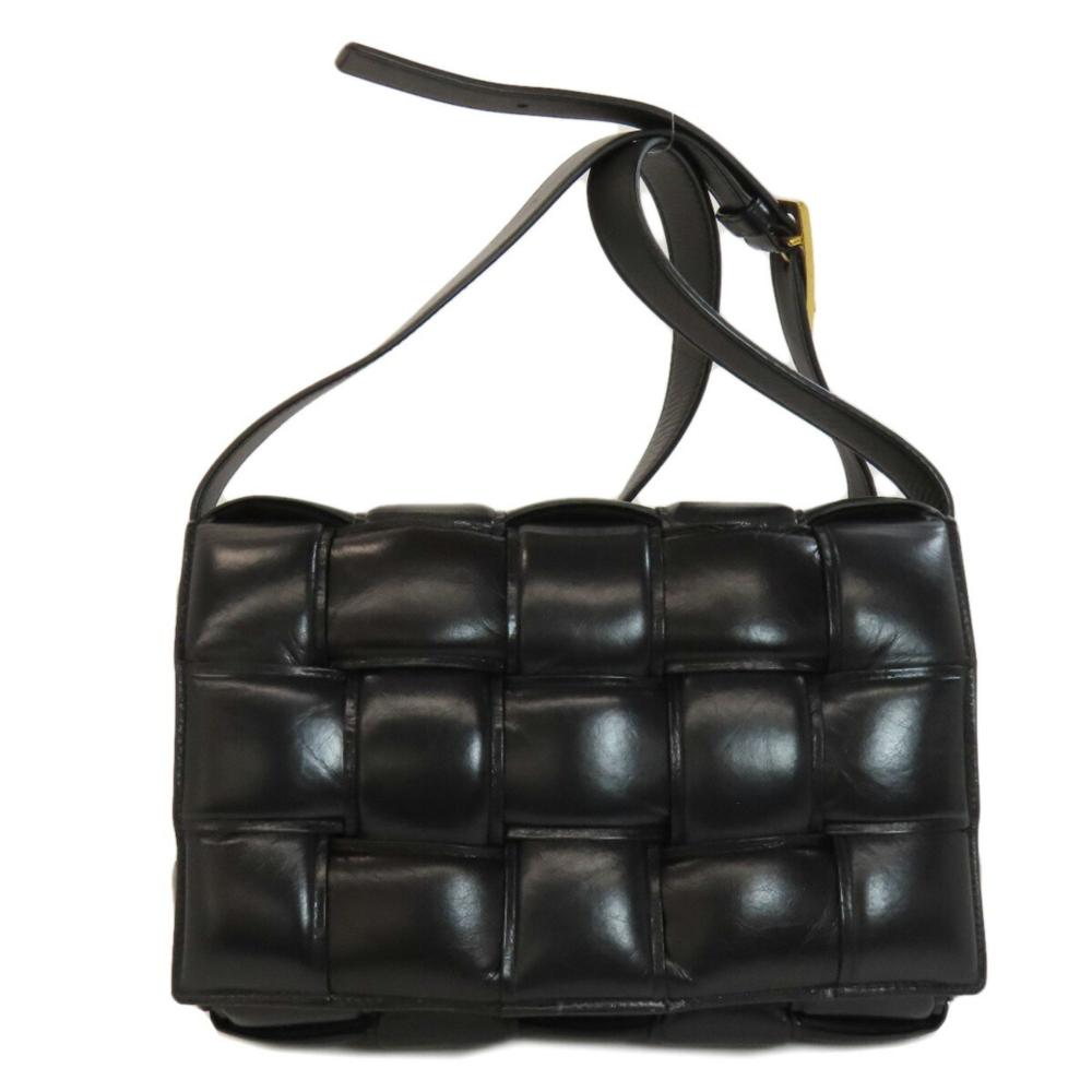 Black Fabric Bottega Veneta Shoulder Bag