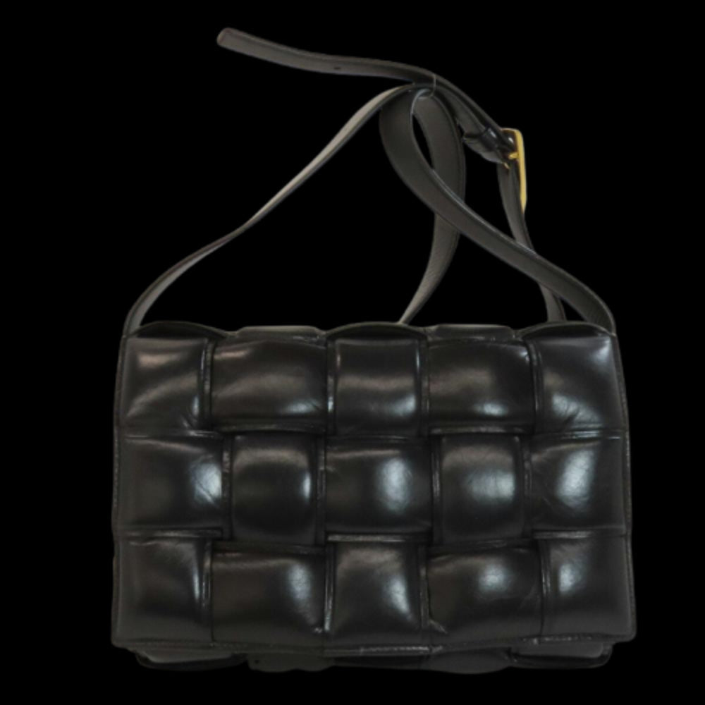 Black Fabric Bottega Veneta Shoulder Bag